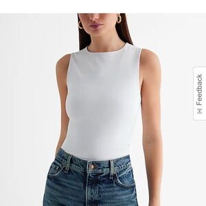 Express compression high neck tank top size XS
